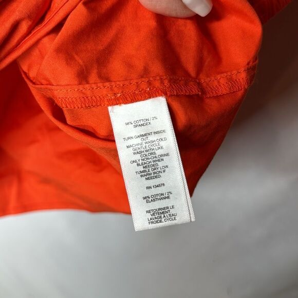 Vineyard Vines Poplin Short Sleeve Blouse. Size Medium. - Picture 7 of 10